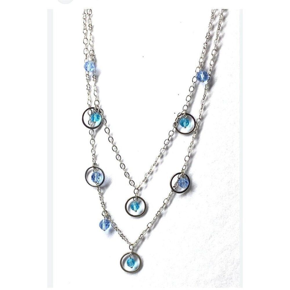Lia Sophia Layered Glass Beaded Necklace